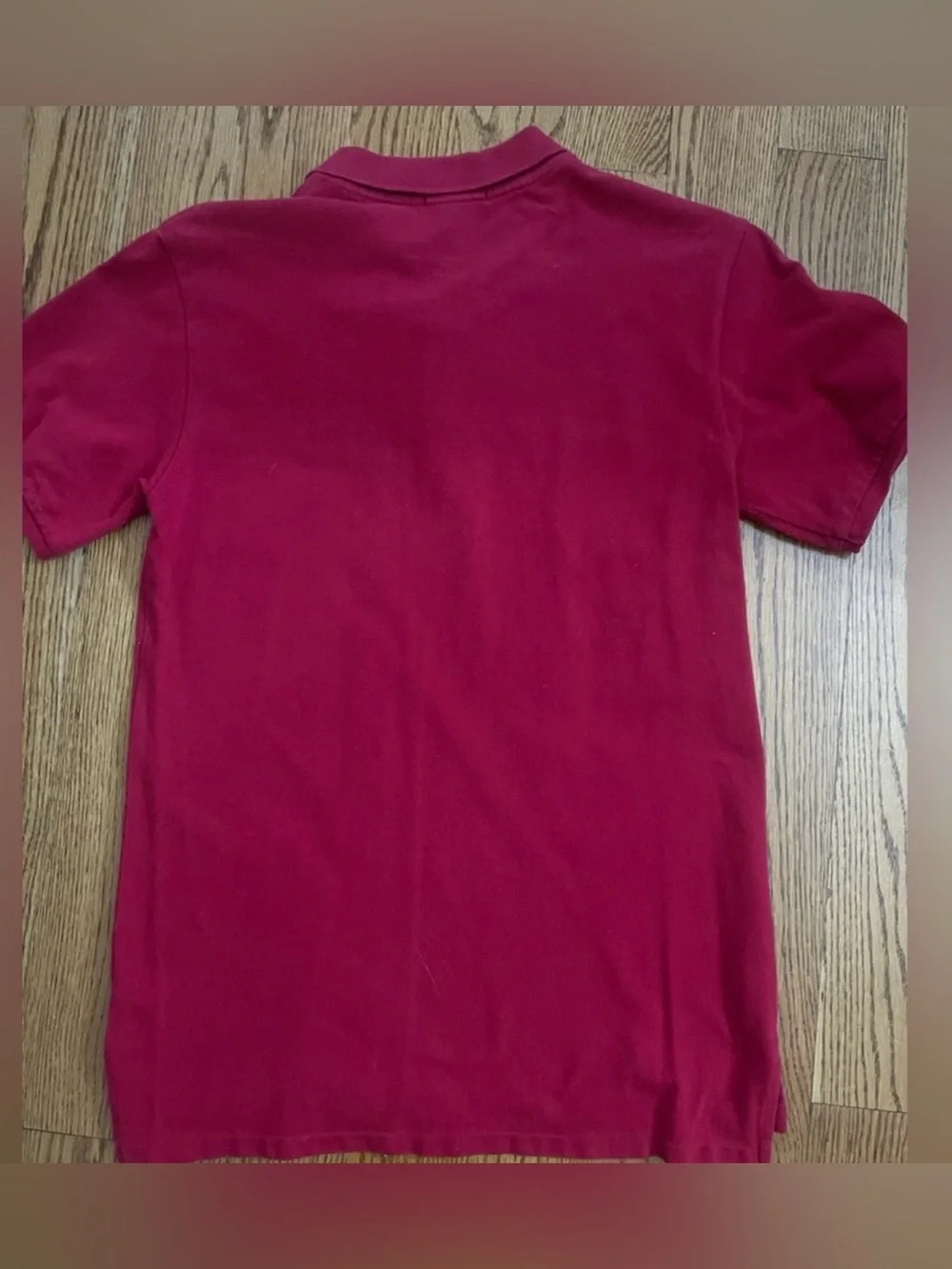 Ralph Lauren Deep Burgundy Short Sleeve Polo